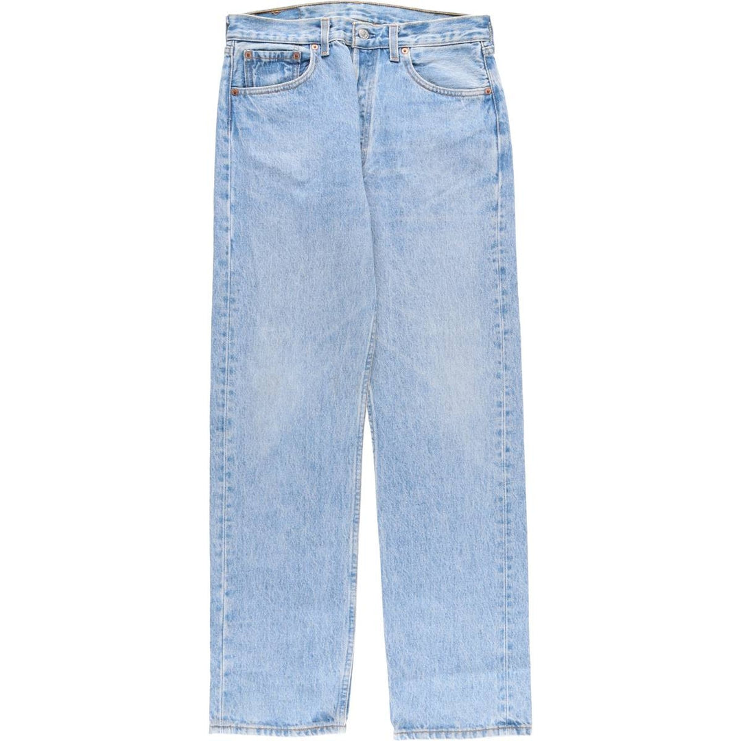 90'S Levi's 501-0193 Straight Denim Pants Made in USA Men's W31 Vintage cotton blue type Vintage Second Hand