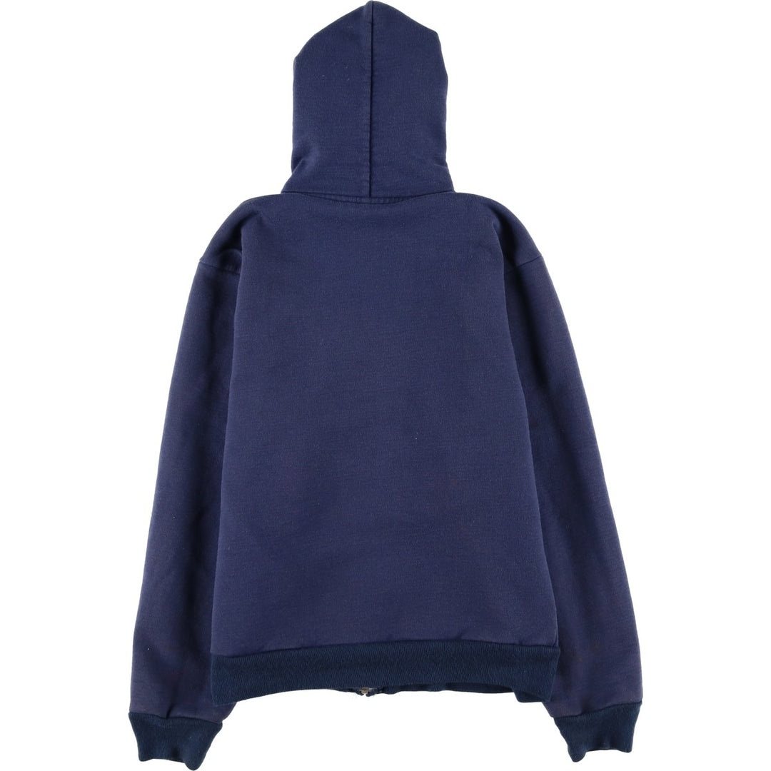 Vintage 80s-90'S Carhartt full-zip sweatshirt hoodie, size M, men's unclear navy blue type Vintage Second Hand