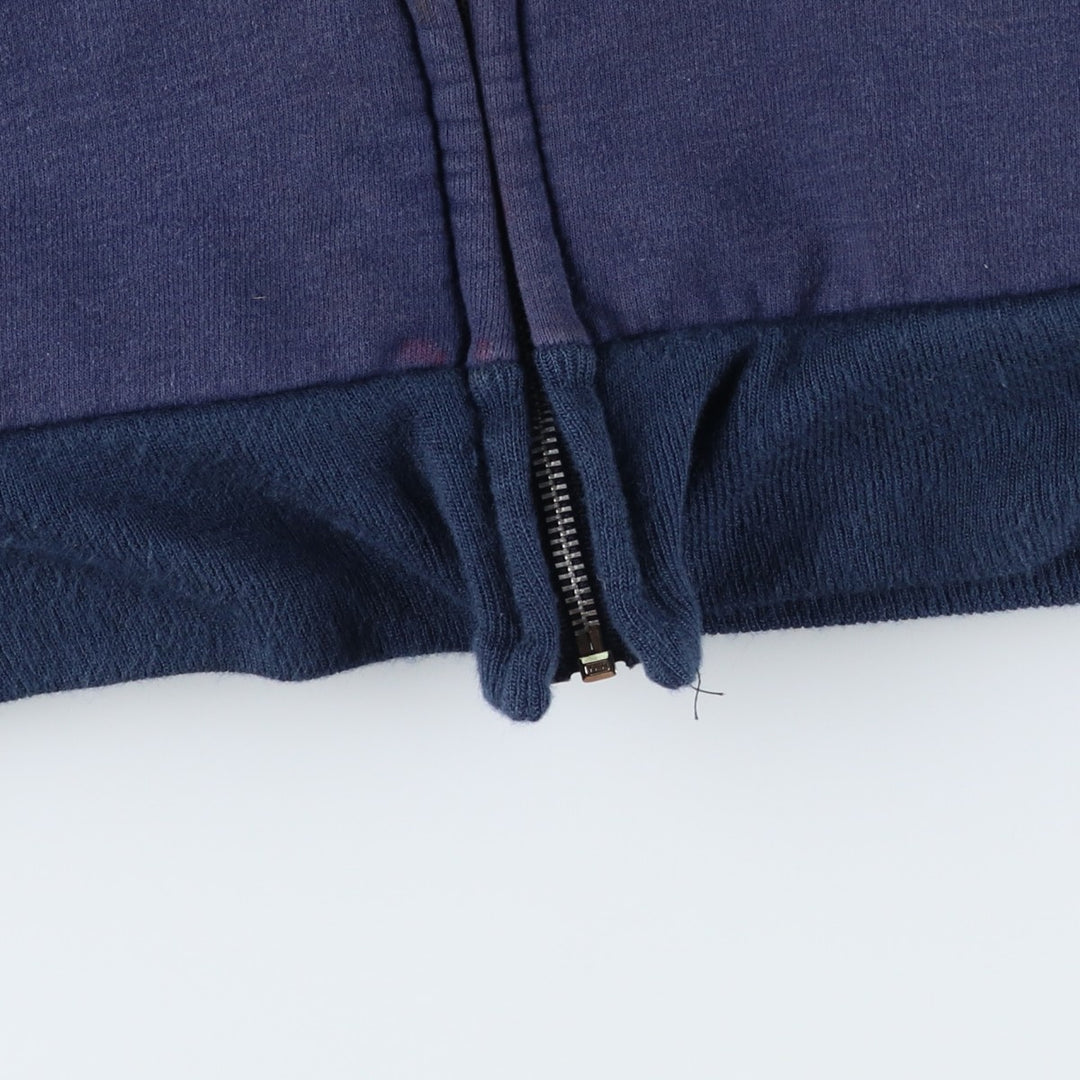 Vintage 80s-90'S Carhartt full-zip sweatshirt hoodie, size M, men's unclear navy blue type Vintage Second Hand