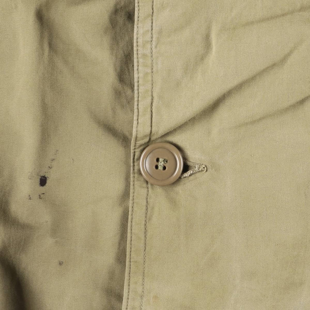 Vintage M-42 Mackinaw Coat, Military Coat, Men's Size L unclear Khaki type Vintage Second Hand