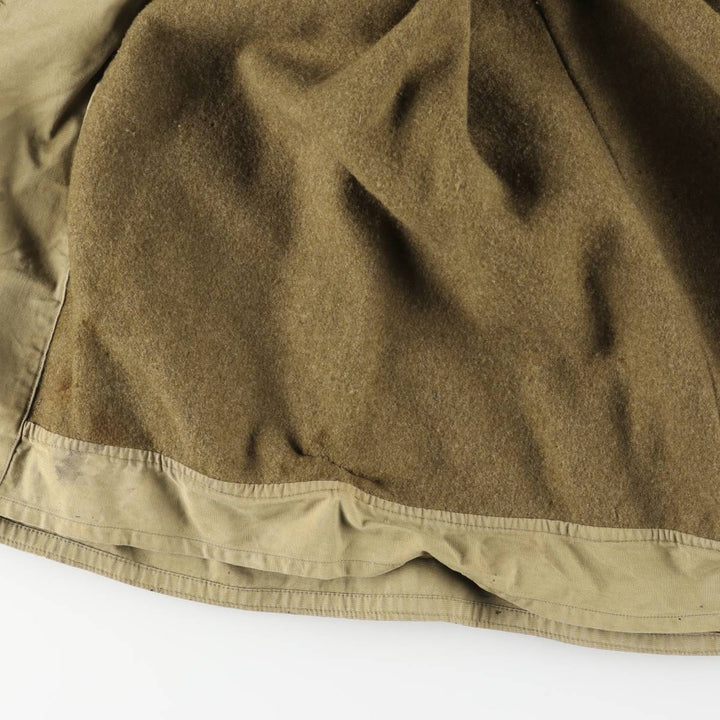 Vintage M-42 Mackinaw Coat, Military Coat, Men's Size L unclear Khaki type Vintage Second Hand