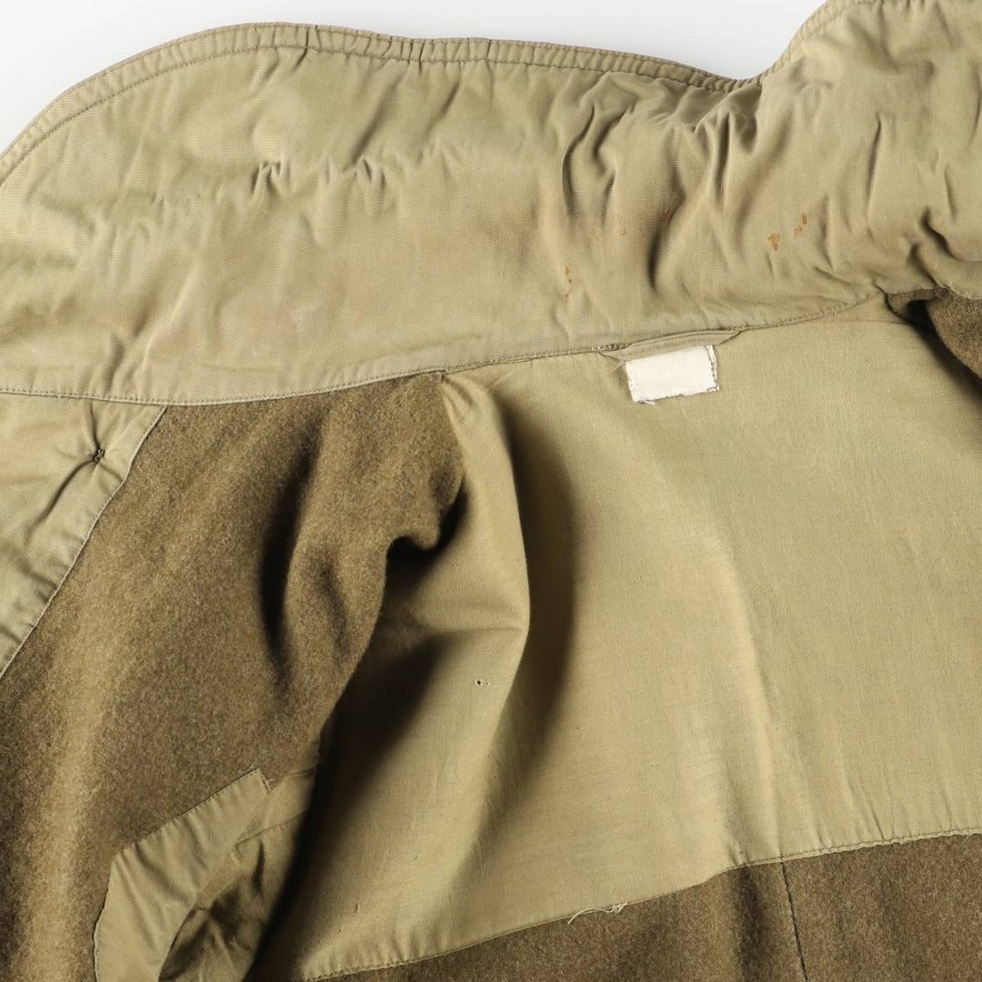 Vintage M-42 Mackinaw Coat, Military Coat, Men's Size L unclear Khaki type Vintage Second Hand