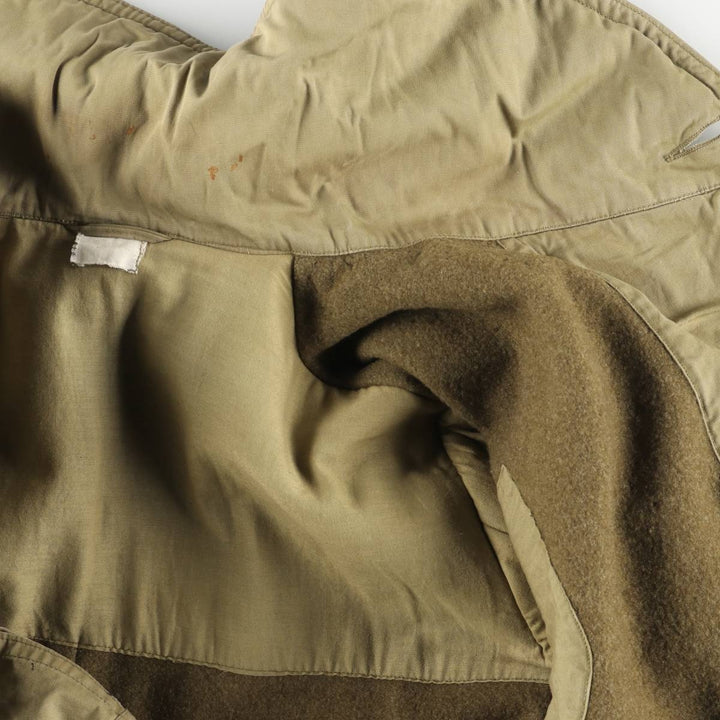 Vintage M-42 Mackinaw Coat, Military Coat, Men's Size L unclear Khaki type Vintage Second Hand