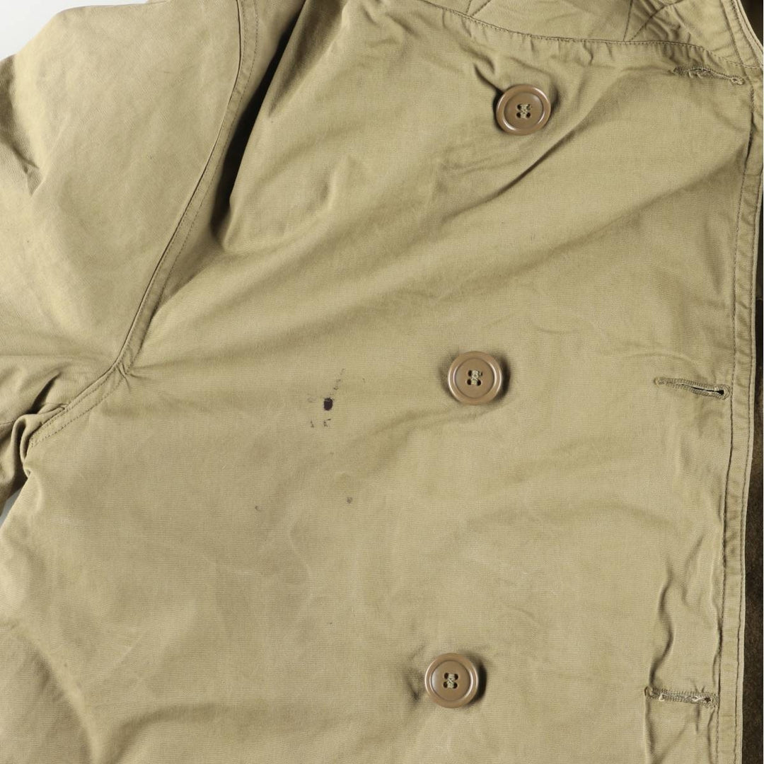 Vintage M-42 Mackinaw Coat, Military Coat, Men's Size L unclear Khaki type Vintage Second Hand