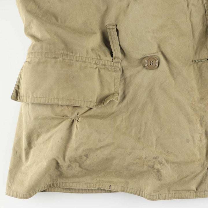 Vintage M-42 Mackinaw Coat, Military Coat, Men's Size L unclear Khaki type Vintage Second Hand