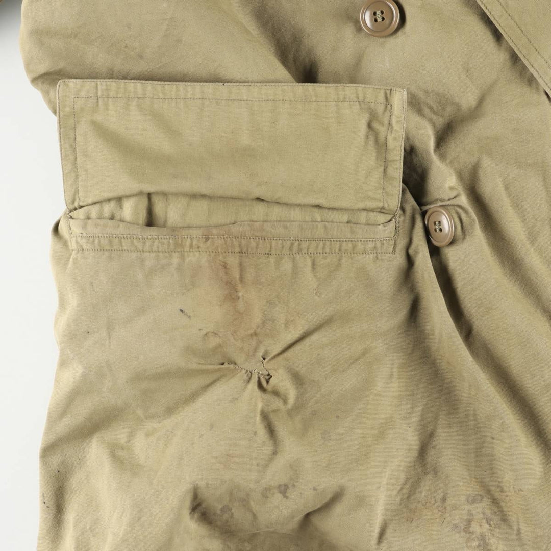 Vintage M-42 Mackinaw Coat, Military Coat, Men's Size L unclear Khaki type Vintage Second Hand