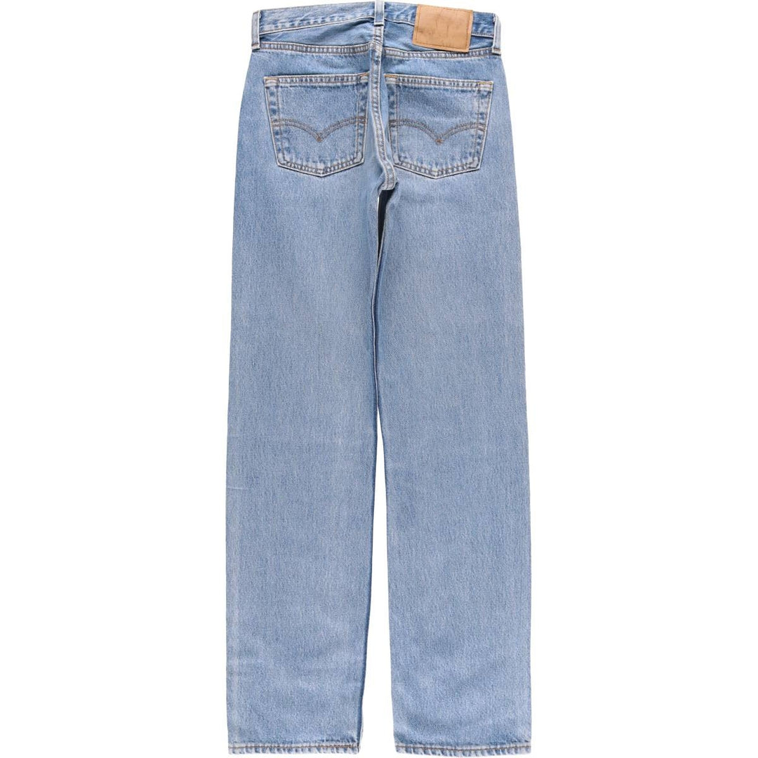 Vintage 90'S Levi's 501-0193 Straight Denim Pants, Made in USA, Women's Size L (W27) cotton Blue type light blue Vintage Second Hand