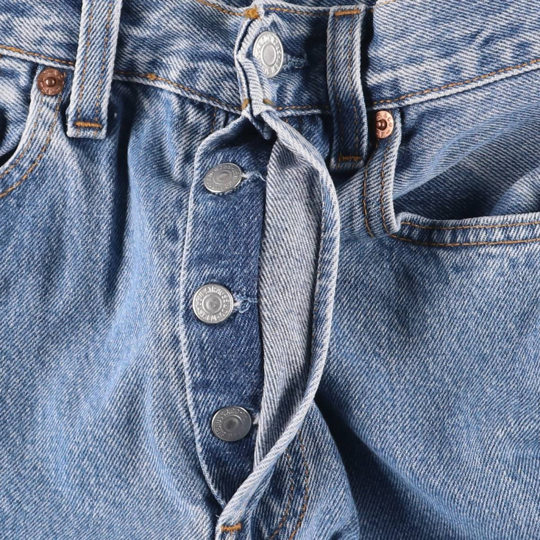 Vintage 90'S Levi's 501-0193 Straight Denim Pants, Made in USA, Women's Size L (W27) cotton Blue type light blue Vintage Second Hand