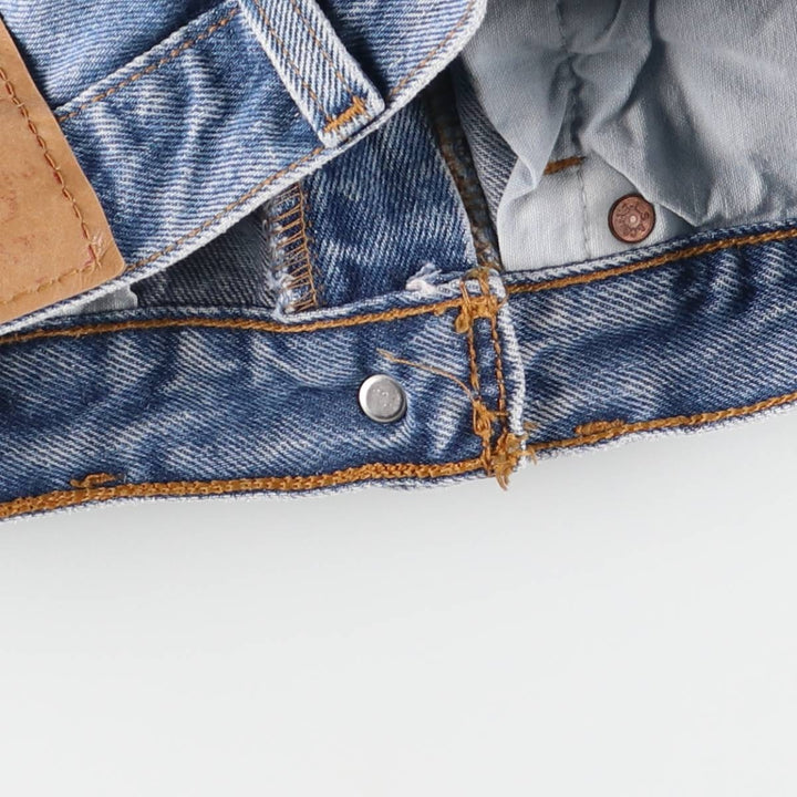 Vintage 90'S Levi's 501-0193 Straight Denim Pants, Made in USA, Women's Size L (W27) cotton Blue type light blue Vintage Second Hand