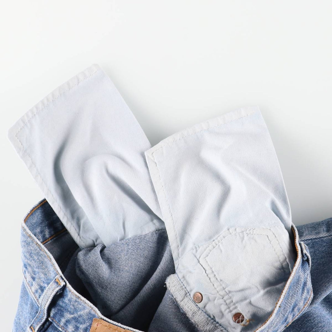 Vintage 90'S Levi's 501-0193 Straight Denim Pants, Made in USA, Women's Size L (W27) cotton Blue type light blue Vintage Second Hand