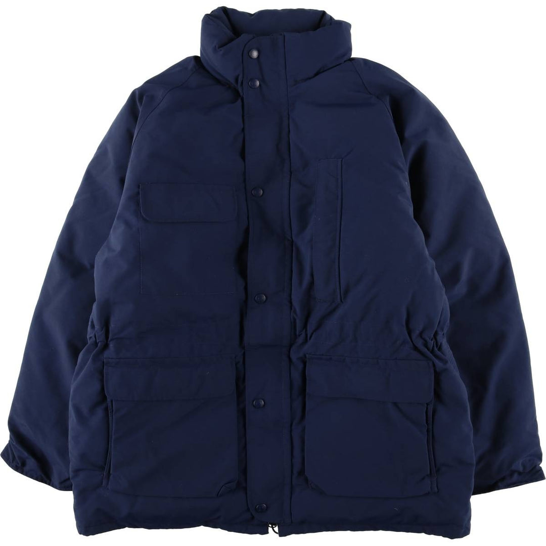 80s-90'S Eddie Bauer Black Tag Goose Down Jacket Men's Size L Vintage Nylon (Gore-Tex) navy blue type Vintage Second Hand