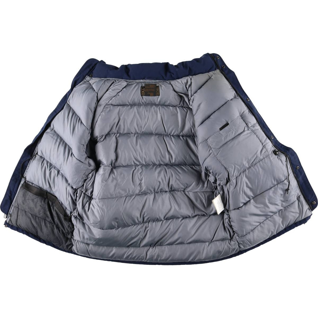 80s-90'S Eddie Bauer Black Tag Goose Down Jacket Men's Size L Vintage Nylon (Gore-Tex) navy blue type Vintage Second Hand
