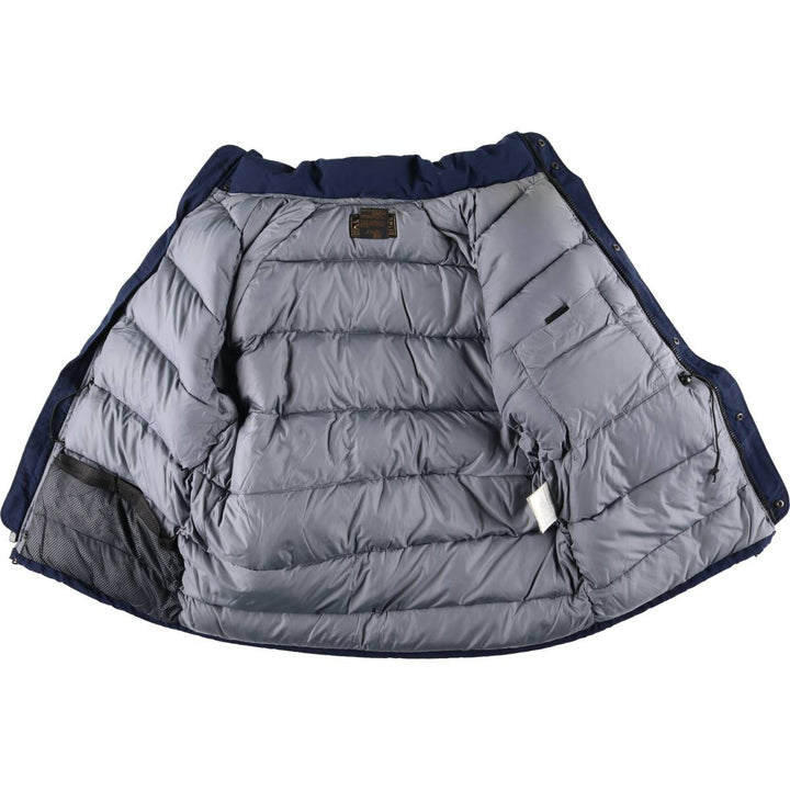 80s-90'S Eddie Bauer Black Tag Goose Down Jacket Men's Size L Vintage Nylon (Gore-Tex) navy blue type Vintage Second Hand