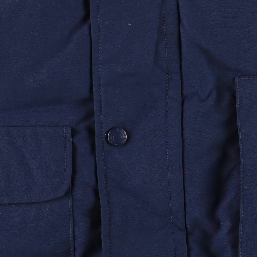80s-90'S Eddie Bauer Black Tag Goose Down Jacket Men's Size L Vintage Nylon (Gore-Tex) navy blue type Vintage Second Hand
