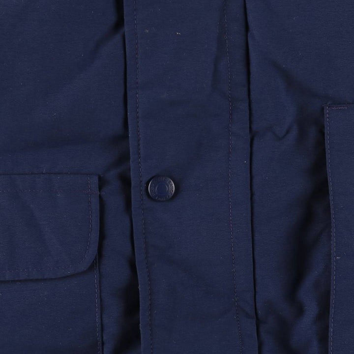 80s-90'S Eddie Bauer Black Tag Goose Down Jacket Men's Size L Vintage Nylon (Gore-Tex) navy blue type Vintage Second Hand