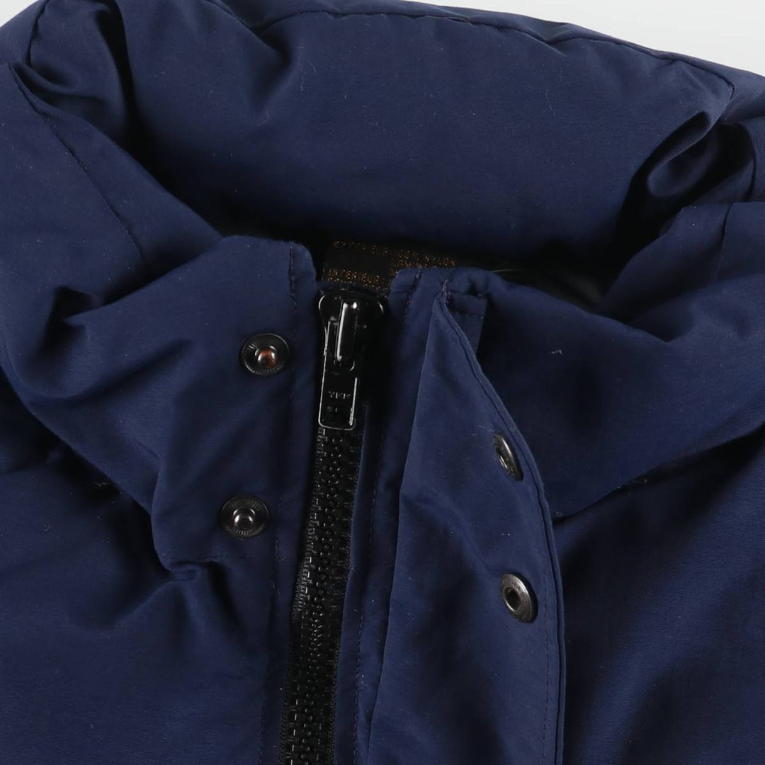 80s-90'S Eddie Bauer Black Tag Goose Down Jacket Men's Size L Vintage Nylon (Gore-Tex) navy blue type Vintage Second Hand