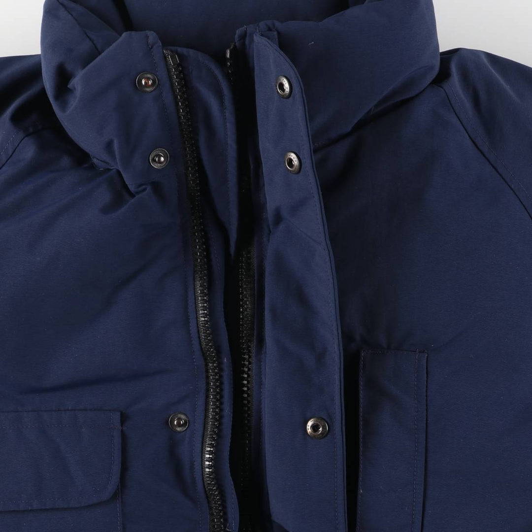 80s-90'S Eddie Bauer Black Tag Goose Down Jacket Men's Size L Vintage Nylon (Gore-Tex) navy blue type Vintage Second Hand