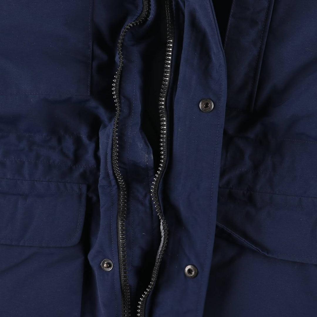 80s-90'S Eddie Bauer Black Tag Goose Down Jacket Men's Size L Vintage Nylon (Gore-Tex) navy blue type Vintage Second Hand