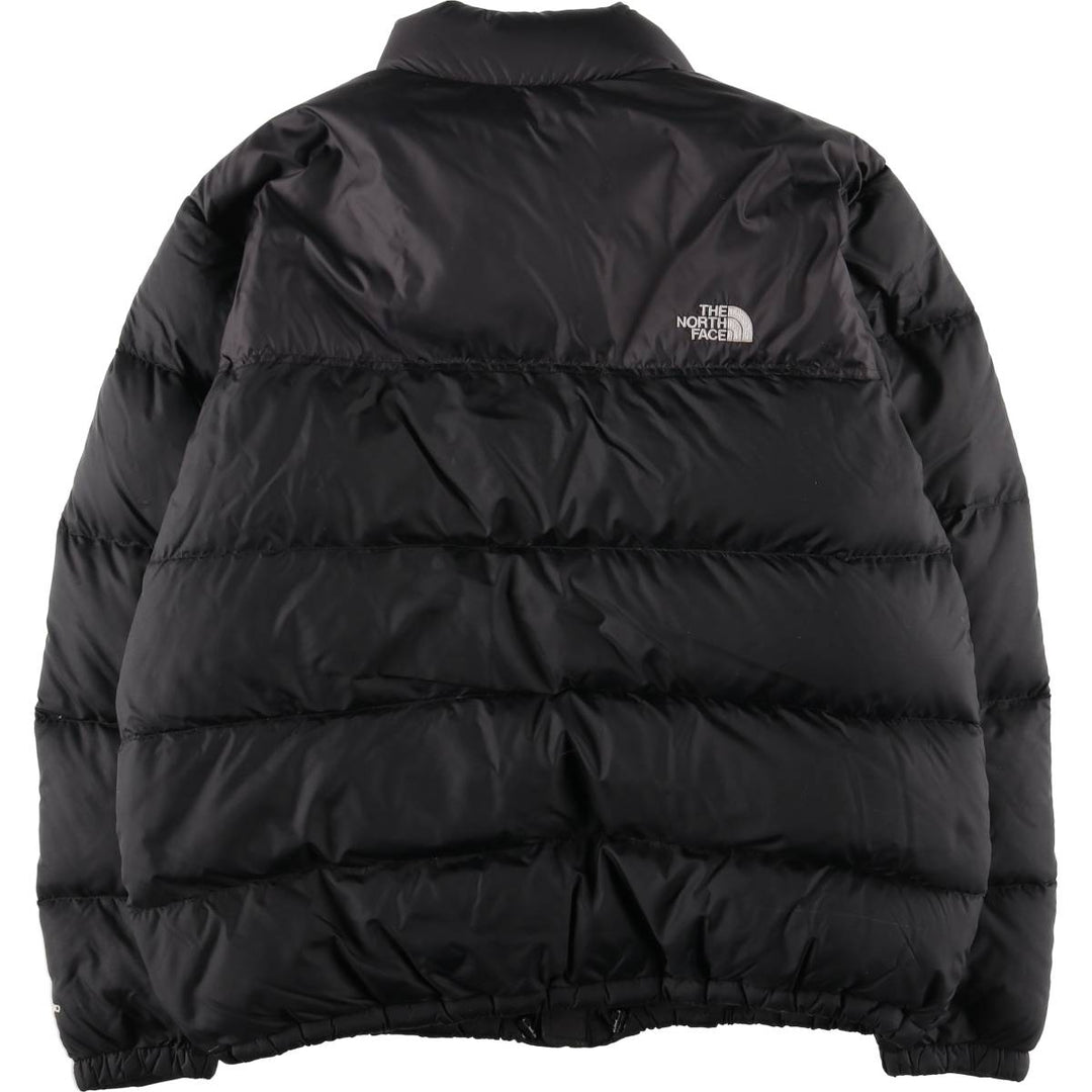 The North Face Nuptse Jacket, Ripstop 700 Fill Power Goose Down Jacket, Men's XL Nylon black type Vintage Second Hand