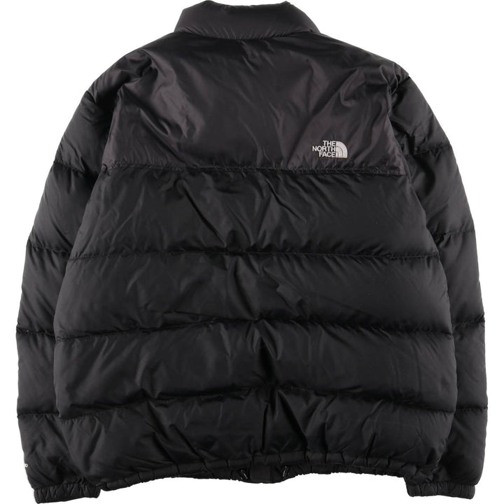 The North Face Nuptse Jacket, Ripstop 700 Fill Power Goose Down Jacket, Men's XL Nylon black type Vintage Second Hand