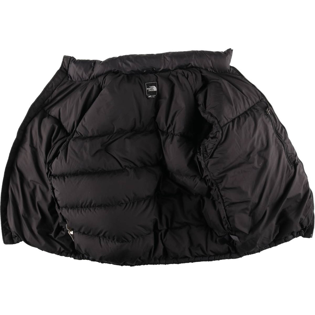The North Face Nuptse Jacket, Ripstop 700 Fill Power Goose Down Jacket, Men's XL Nylon black type Vintage Second Hand