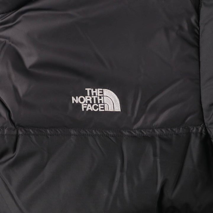 The North Face Nuptse Jacket, Ripstop 700 Fill Power Goose Down Jacket, Men's XL Nylon black type Vintage Second Hand