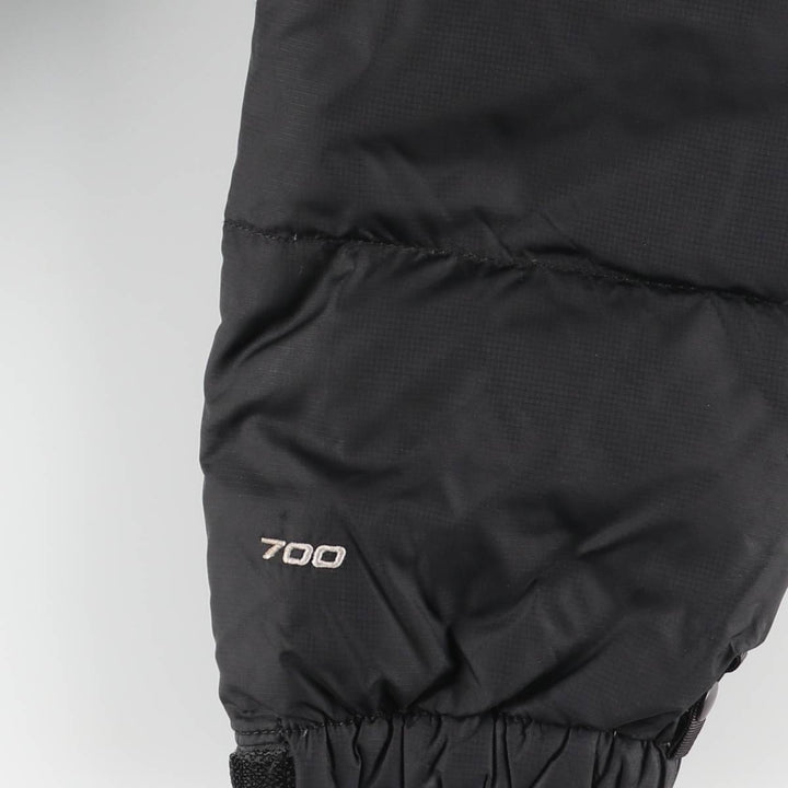 The North Face Nuptse Jacket, Ripstop 700 Fill Power Goose Down Jacket, Men's XL Nylon black type Vintage Second Hand