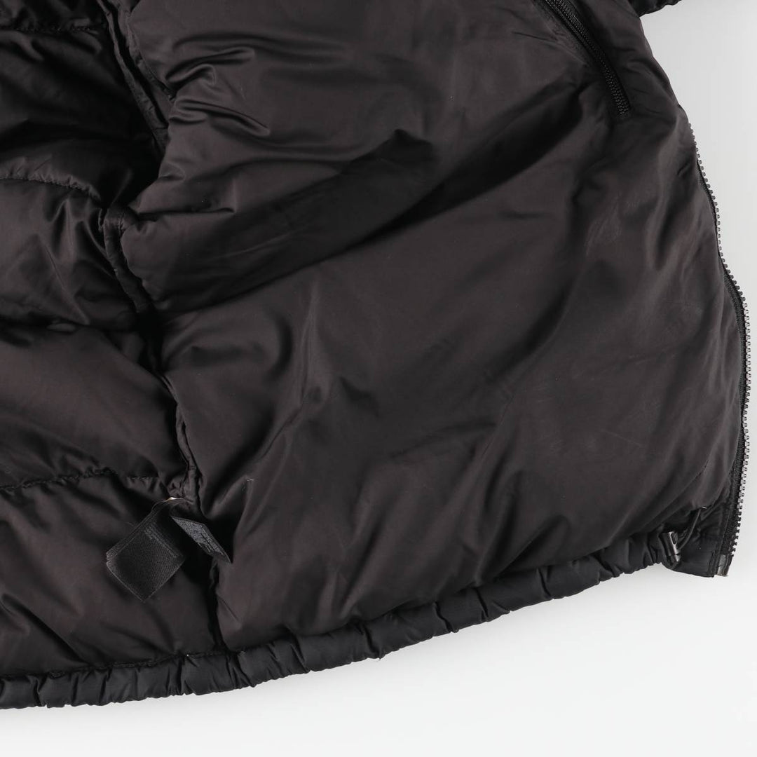 The North Face Nuptse Jacket, Ripstop 700 Fill Power Goose Down Jacket, Men's XL Nylon black type Vintage Second Hand