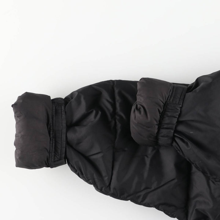 The North Face Nuptse Jacket, Ripstop 700 Fill Power Goose Down Jacket, Men's XL Nylon black type Vintage Second Hand