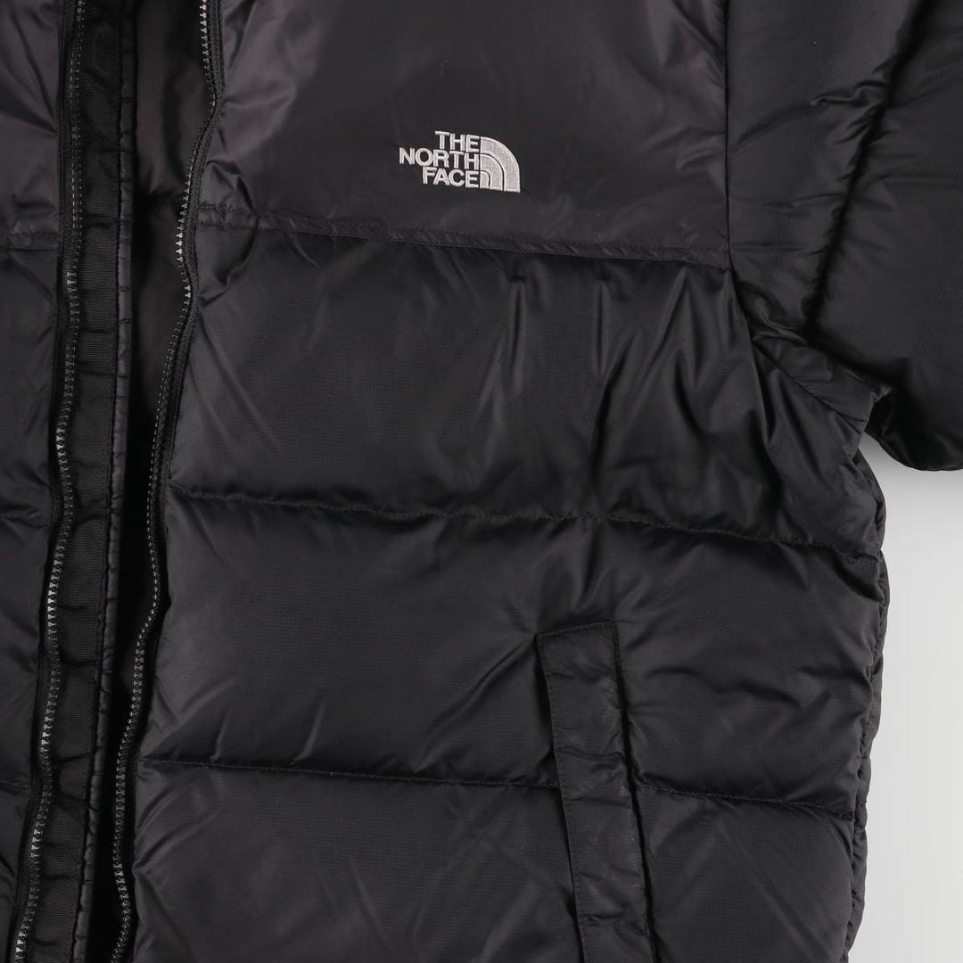 The North Face Nuptse Jacket, Ripstop 700 Fill Power Goose Down Jacket, Men's XL Nylon black type Vintage Second Hand