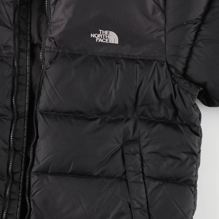 The North Face Nuptse Jacket, Ripstop 700 Fill Power Goose Down Jacket, Men's XL Nylon black type Vintage Second Hand