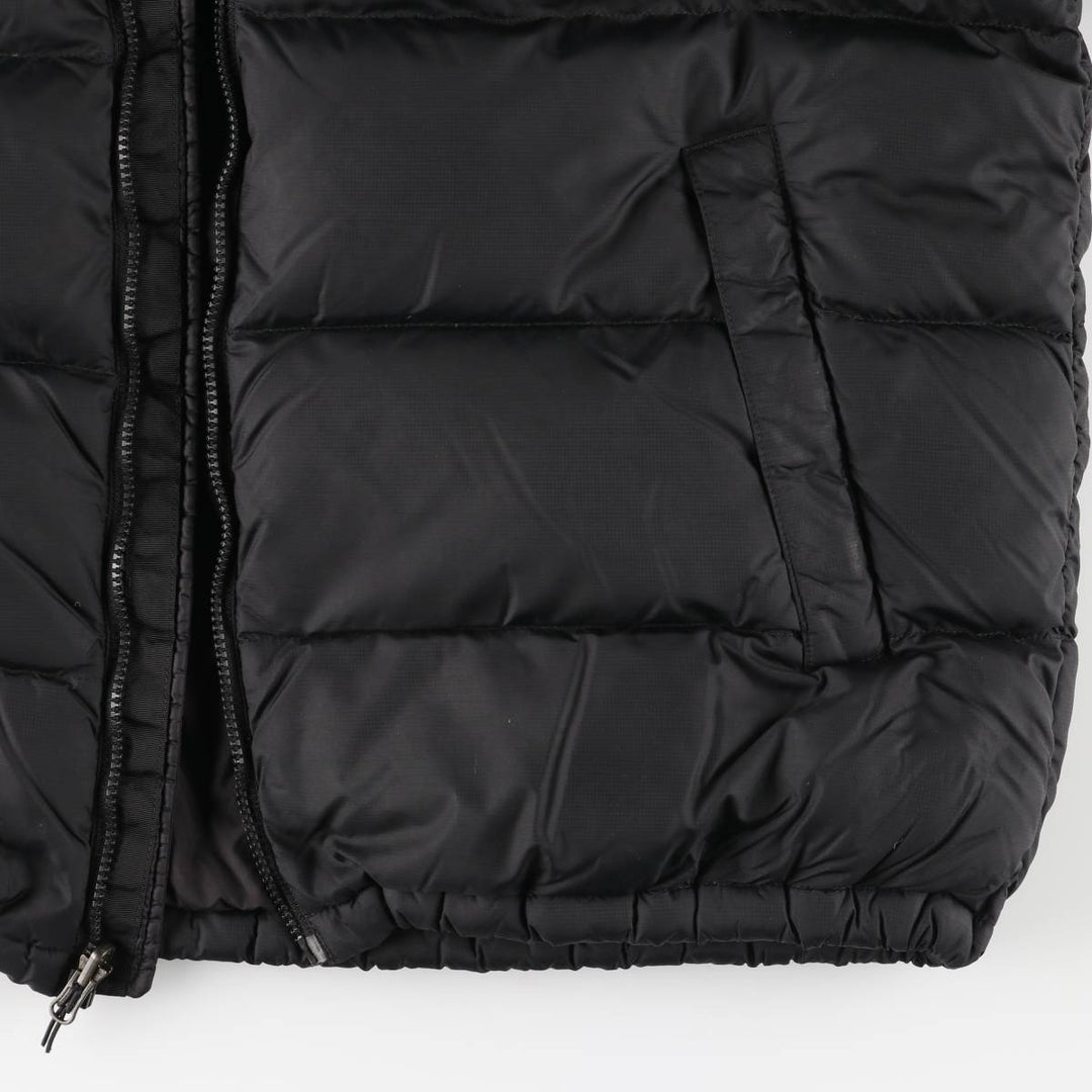 The North Face Nuptse Jacket, Ripstop 700 Fill Power Goose Down Jacket, Men's XL Nylon black type Vintage Second Hand
