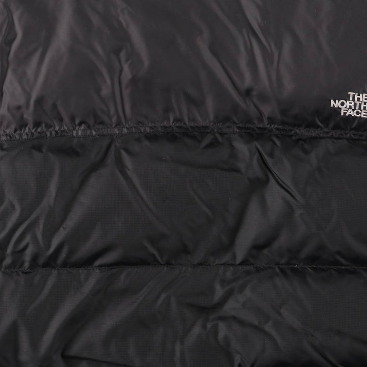 The North Face Nuptse Jacket, Ripstop 700 Fill Power Goose Down Jacket, Men's XL Nylon black type Vintage Second Hand