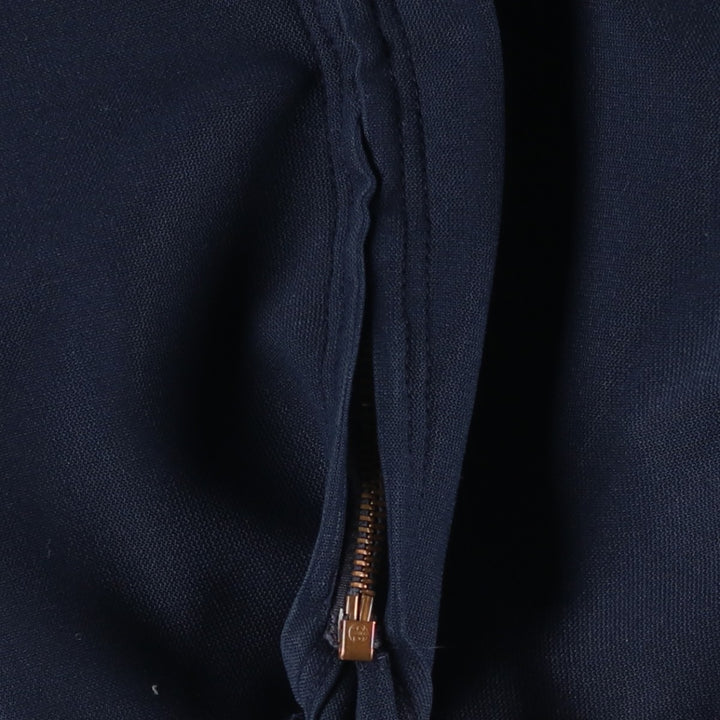 Vintage 1970'S Wrangler work jacket, made in the USA, size M, men's polyester navy blue type Vintage Second Hand