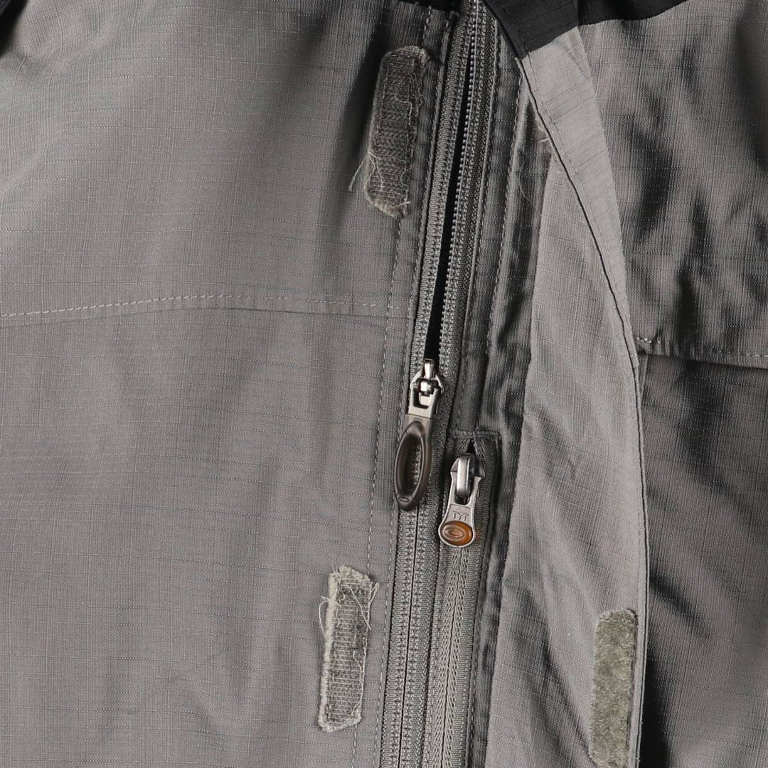 2000'S Oakley Regular Fit Ripstop Hooded Windbreaker, Men's Size L polyester gray type Vintage Second Hand