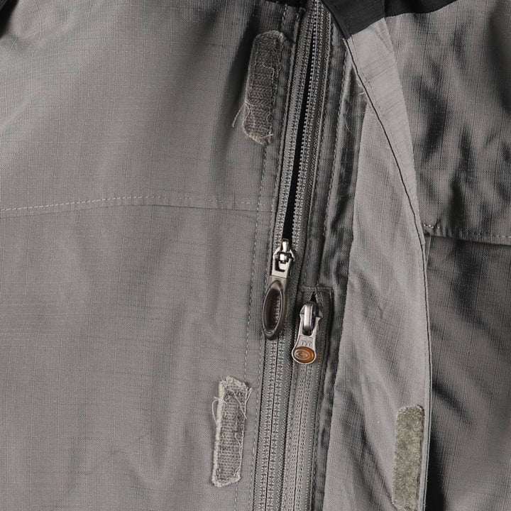 2000'S Oakley Regular Fit Ripstop Hooded Windbreaker, Men's Size L polyester gray type Vintage Second Hand