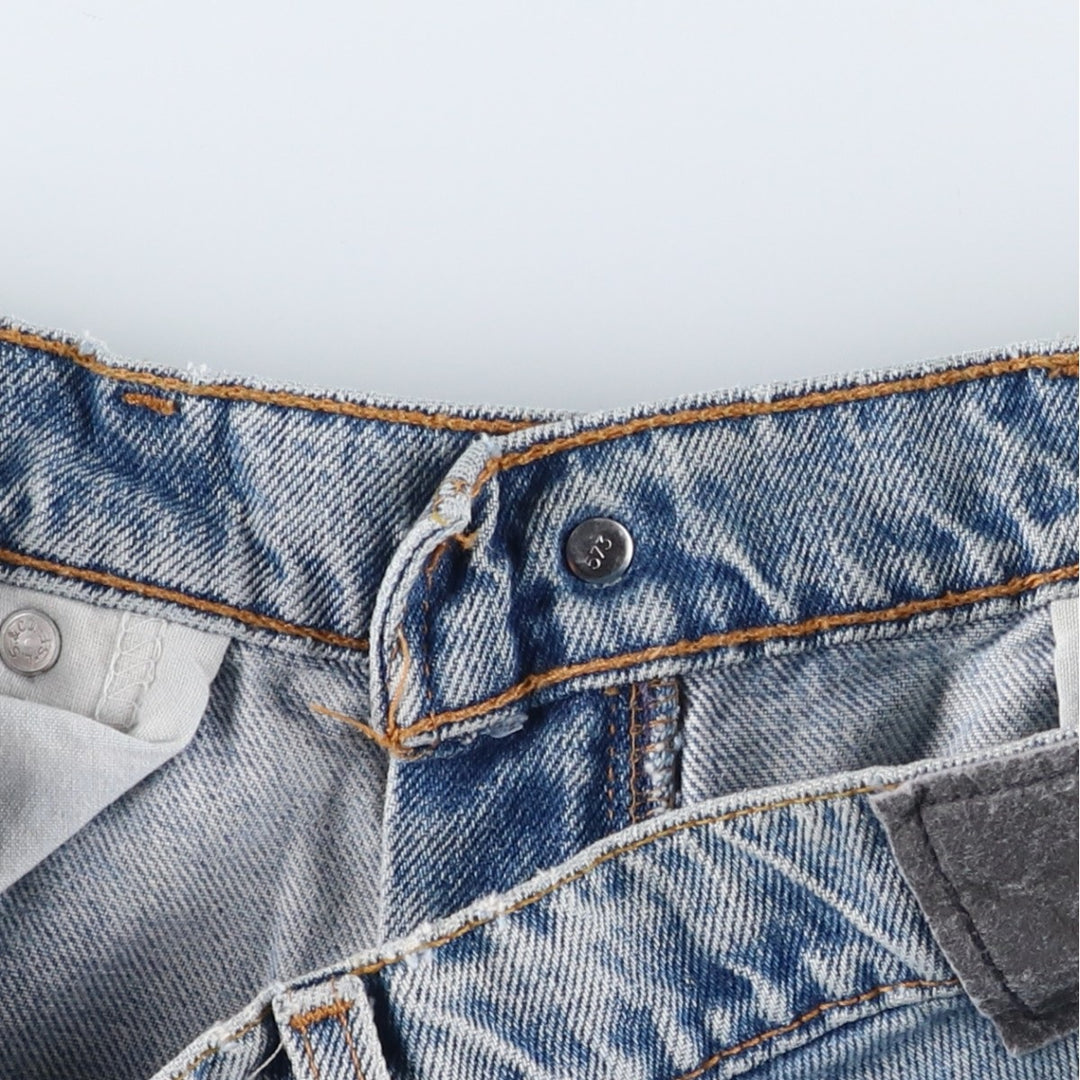 Vintage 90'S Levi's Silver Tab Hipster Flare Flare Denim Pants, Made in USA, Women's Size L (W32) cotton Blue type light blue Vintage Second Hand