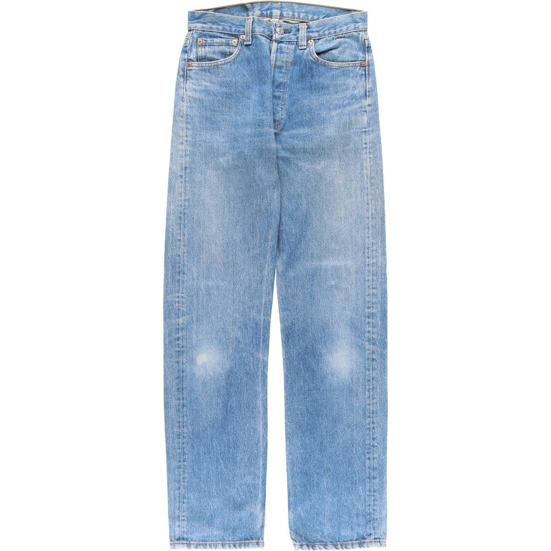Vintage 1990'S Levi's 501-0000 Straight Denim Pants, Made in USA, Women's Size L (W30) cotton blue type Vintage Second Hand
