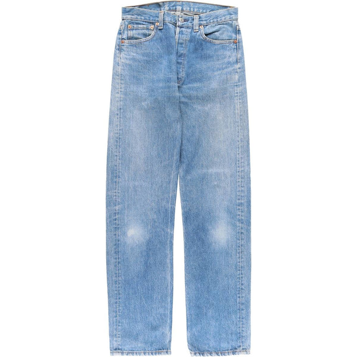 Vintage 1990'S Levi's 501-0000 Straight Denim Pants, Made in USA, Women's Size L (W30) cotton blue type Vintage Second Hand