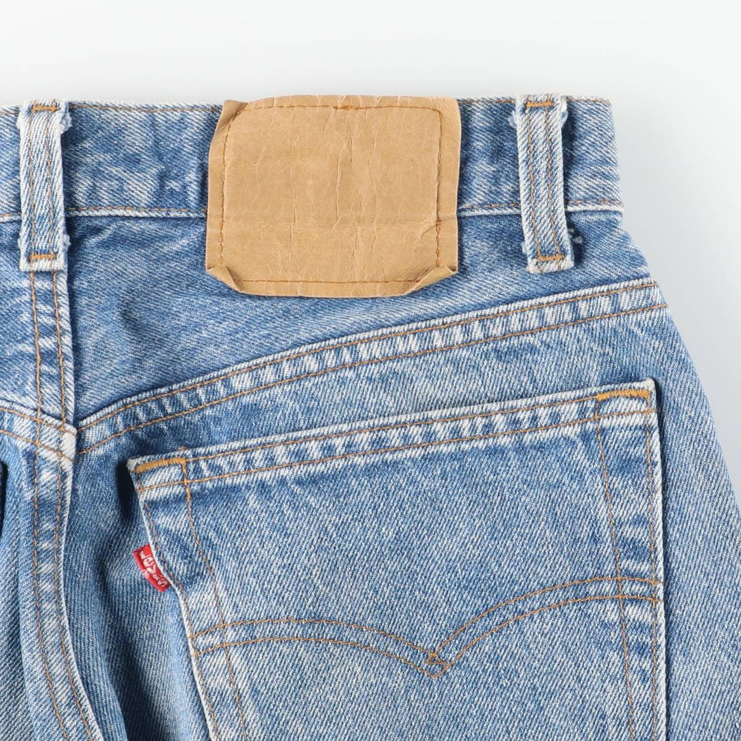 Vintage 1990'S Levi's 501-0000 Straight Denim Pants, Made in USA, Women's Size L (W30) cotton blue type Vintage Second Hand