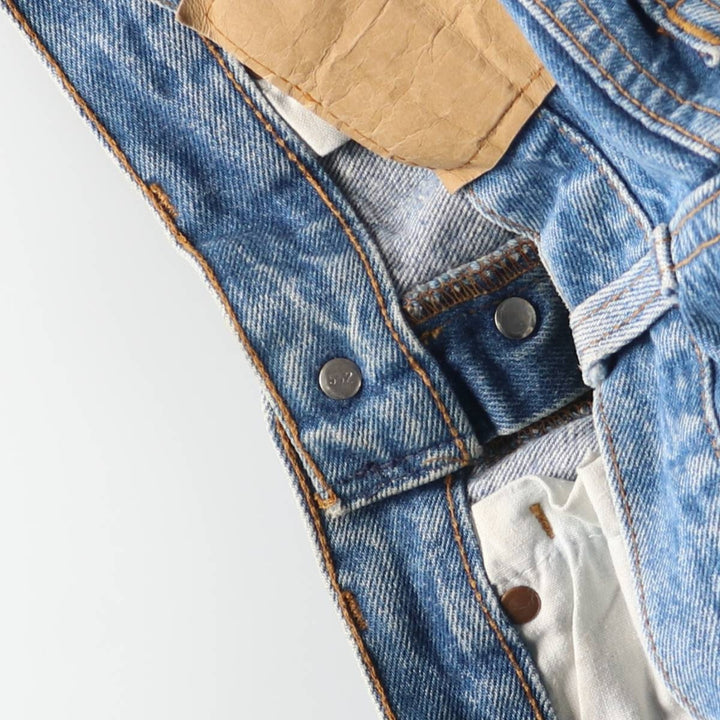 Vintage 1990'S Levi's 501-0000 Straight Denim Pants, Made in USA, Women's Size L (W30) cotton blue type Vintage Second Hand