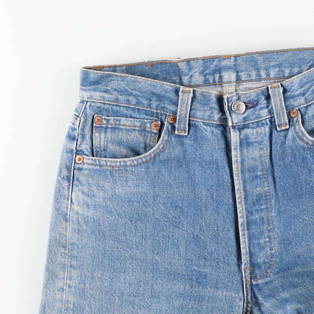 Vintage 1990'S Levi's 501-0000 Straight Denim Pants, Made in USA, Women's Size L (W30) cotton blue type Vintage Second Hand