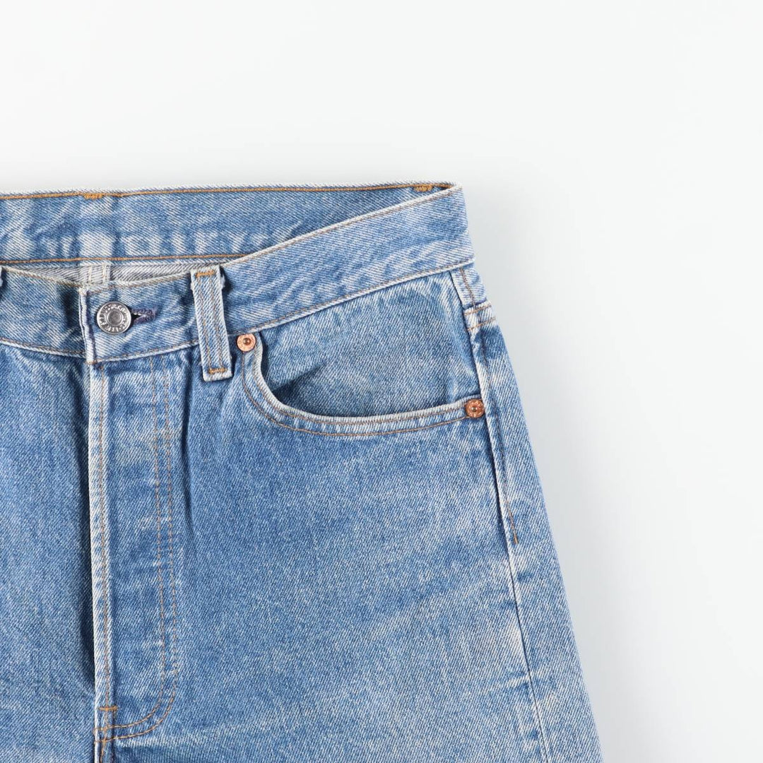 Vintage 1990'S Levi's 501-0000 Straight Denim Pants, Made in USA, Women's Size L (W30) cotton blue type Vintage Second Hand