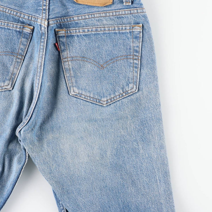 Vintage 1990'S Levi's 501-0000 Straight Denim Pants, Made in USA, Women's Size L (W30) cotton blue type Vintage Second Hand