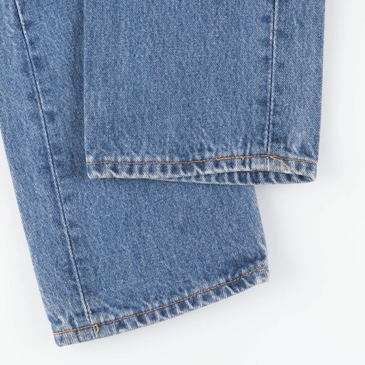 Vintage 90'S Levi's 6501-0115 Straight-leg Denim Pants, Made in USA, Women's Size L (W27) cotton blue type Vintage Second Hand