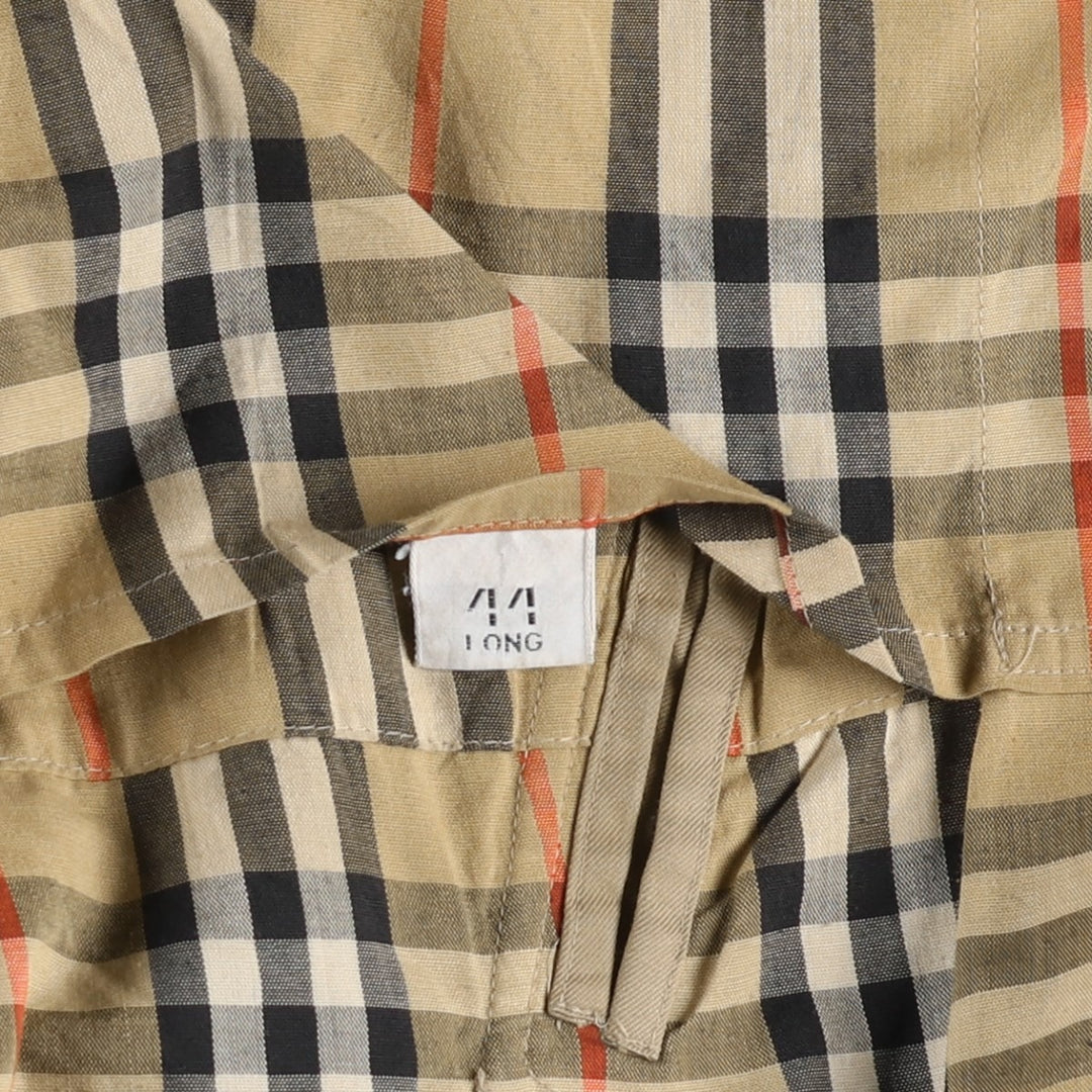 Burberry's trench coat, men's size L cotton Beige type Vintage Second Hand