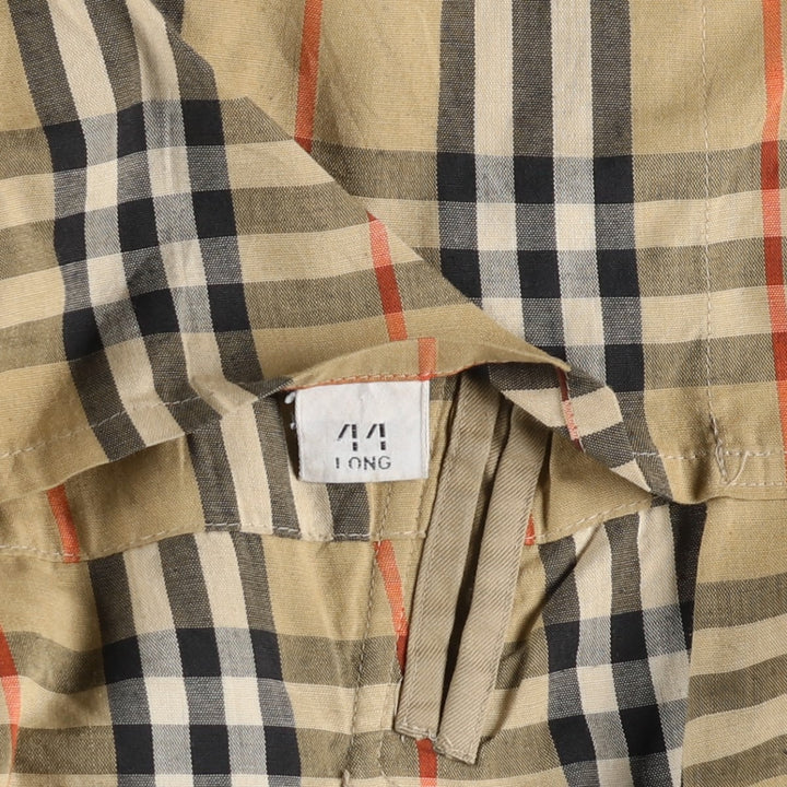Burberry's trench coat, men's size L cotton Beige type Vintage Second Hand