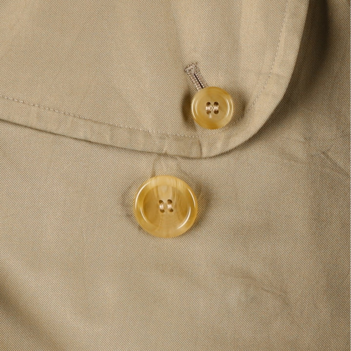 Burberry's trench coat, men's size L cotton Beige type Vintage Second Hand