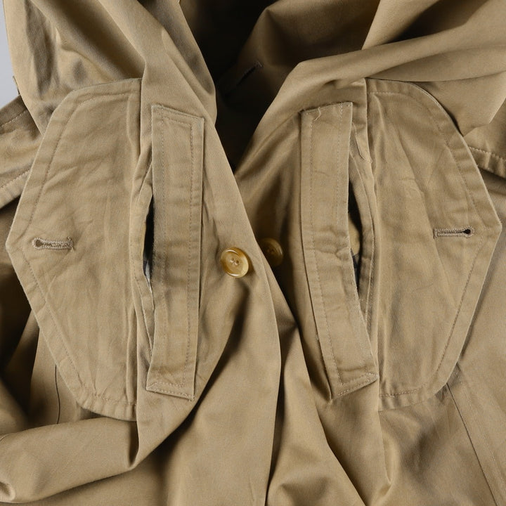 Burberry's trench coat, men's size L cotton Beige type Vintage Second Hand