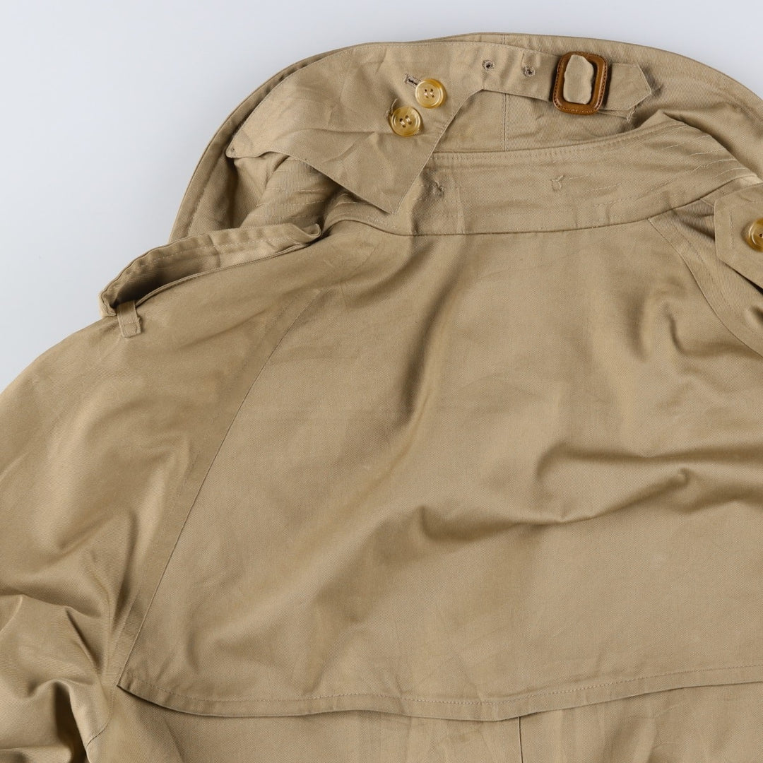 Burberry's trench coat, men's size L cotton Beige type Vintage Second Hand